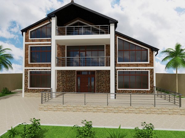 448 kv m 3 mərtəbəli yaşayış evi