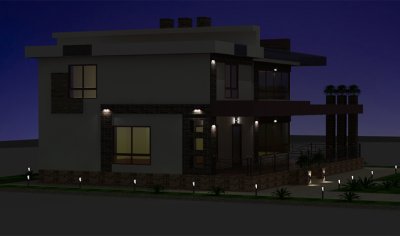 360 kv m 2 mərtəbəli yaşayış evi