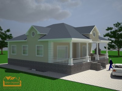 195 kv m 1 mərtəbəli yaşayış evi