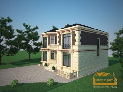 312 kv m 2 mərtəbəli yaşayış evi