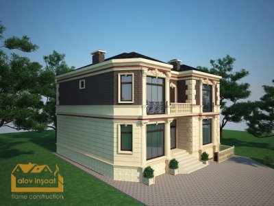 312 kv m 2 mərtəbəli yaşayış evi