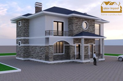 312 kv m 2 mərtəbəli yaşayış evi