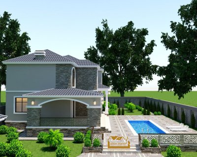 286 kv m 2 mərtəbəli yaşayış evi