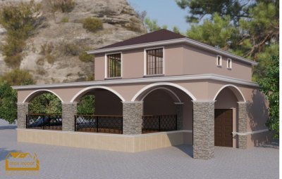 488 kv m 2 mərtəbəli yaşayış evi