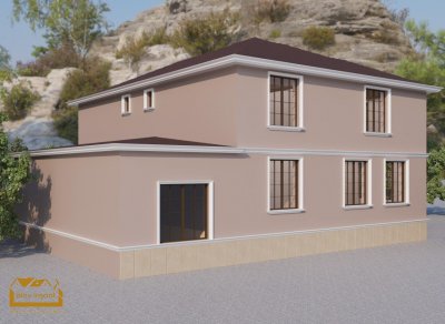 488 kv m 2 mərtəbəli yaşayış evi