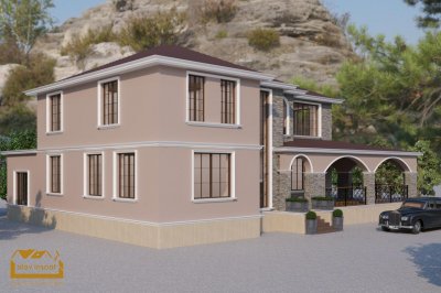 488 kv m 2 mərtəbəli yaşayış evi