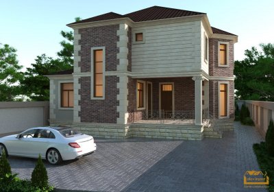 320 kv m 2 mərtəbəli yaşayış evi