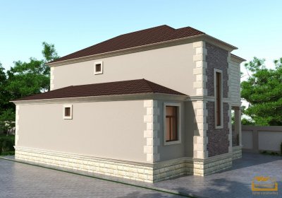 320 kv m 2 mərtəbəli yaşayış evi