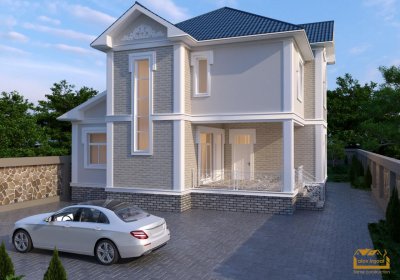 320 kv m 2 mərtəbəli yaşayış evi