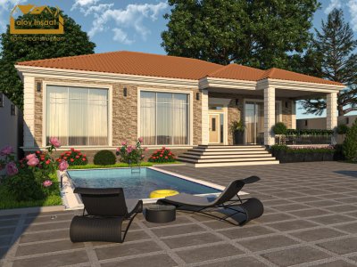 195 m2 1 mərtəbəli yaşayış evi