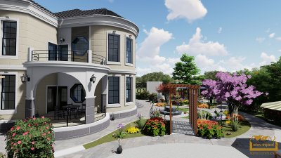 360 m2 2 mərtəbəli yaşayış evi