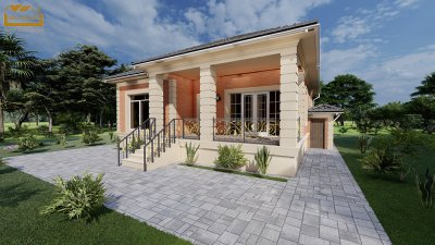 174.5 m2 1 mərtəbəli yaşayış evi