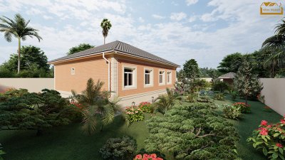 174.5 m2 1 mərtəbəli yaşayış evi