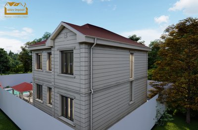 262 m2 2 mərtəbəli yaşayış evi