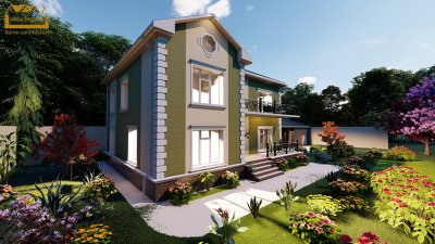 342 m2 2 mərtəbəli yaşayış evi