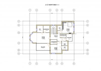 460 m2 2 mərtəbəli yaşayış evi