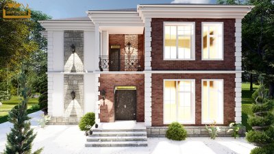 460 m2 2 mərtəbəli yaşayış evi