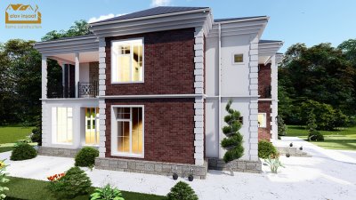 460 m2 2 mərtəbəli yaşayış evi
