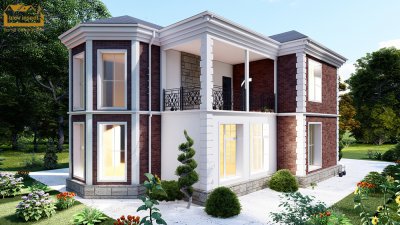 460 m2 2 mərtəbəli yaşayış evi