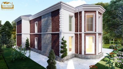 460 m2 2 mərtəbəli yaşayış evi