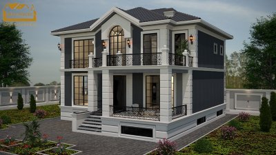 436 m2 2 mərtəbəli yaşayış evi