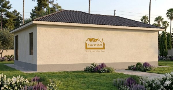  1 mərtəbəli yaşayış binası  186 m2