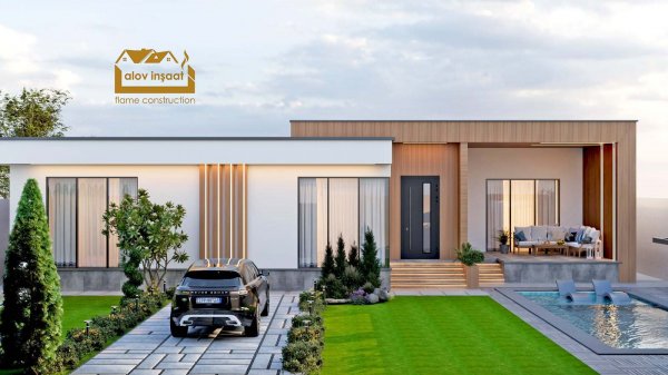 1 Mərtəbli Yaşayış evi 160 kv2